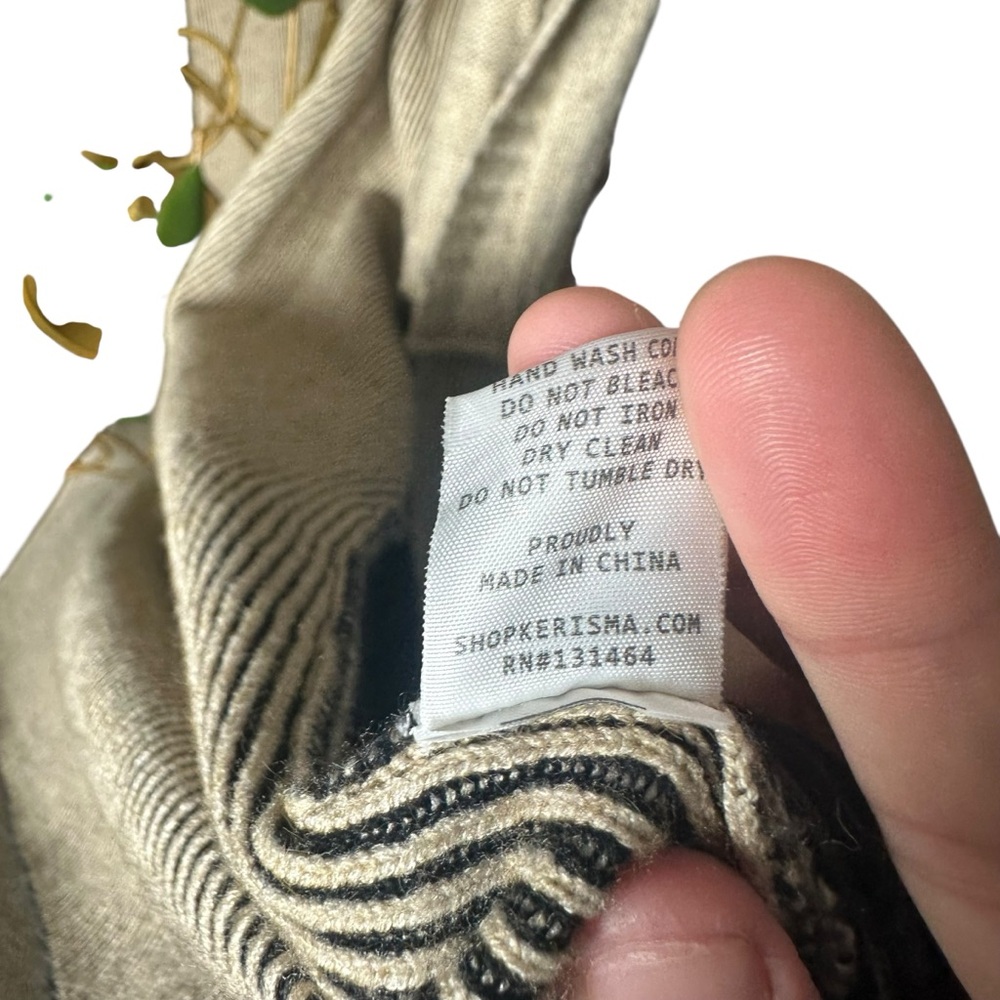 Kerisma Full Length Neutral Color Block Soft Knit… - image 8